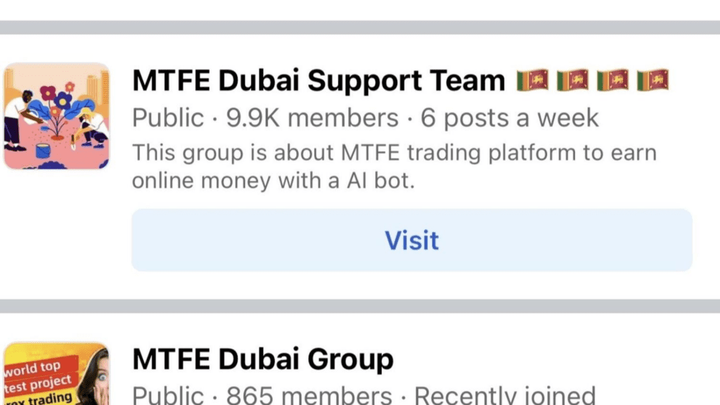 image 1 Dubai Resident Shares About a 'Terrible Experience' After Falling for MTFE Scam: Metaverse AI Crypto Scam Fraud